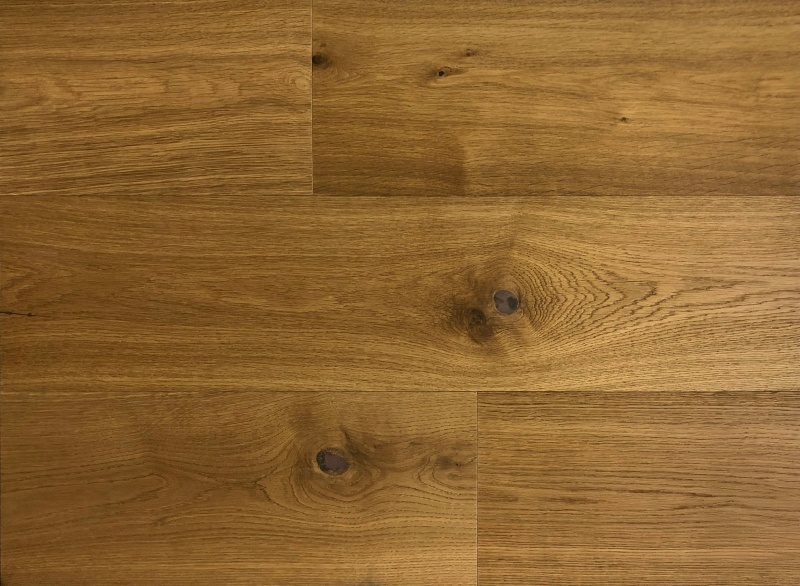 Regalia European Oak Mantle Engineered Hardwood Flooring - Wire Brushed & Uv Cured Urethane - 8.66" X Random Lengths