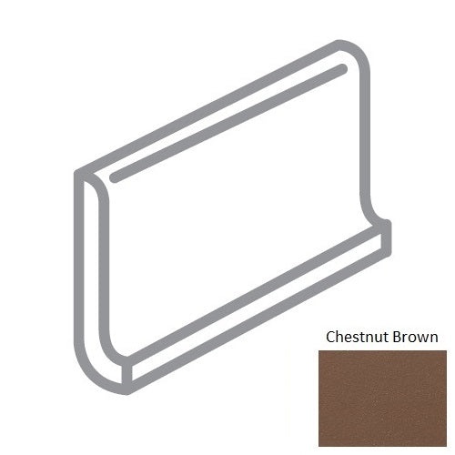 Metropolitan Chestnut Brown Ceramic Wall Trim