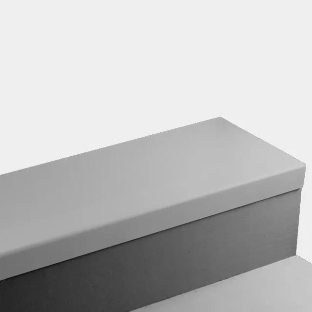 Johnsonite Silver Grey Hammered Rubber Moulding / Trim