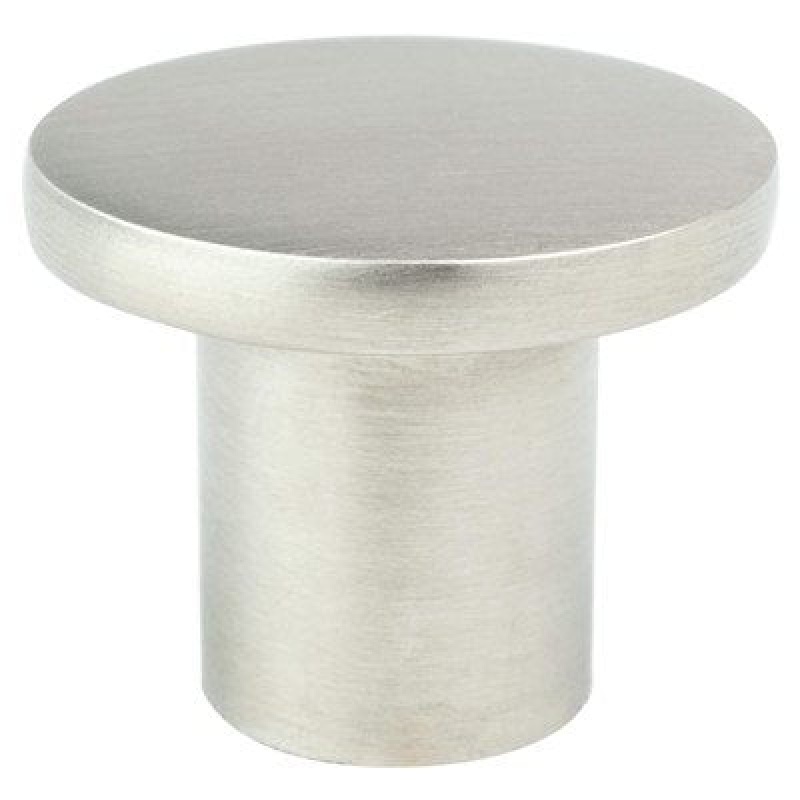 R. Christensen Disc Zinc Cabinet Knob - Brushed Nickel