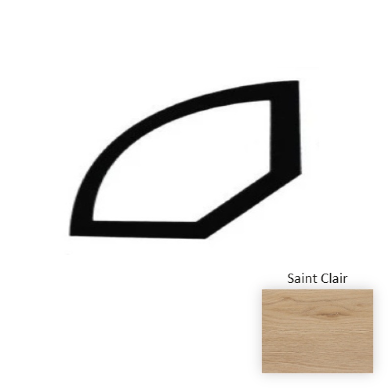 Lakeview Saint Clair Laminate Wood Moulding / Trim - 94.5" Quarter Round - Embossed