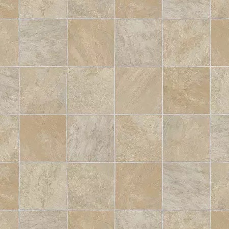 Fieldcrest Honey Slate Vinyl Resilient Sheet Vinyl