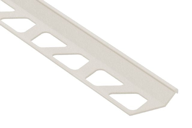 Finec Metal Tile Edging Trim - Ivory Textured Color Coated Aluminum