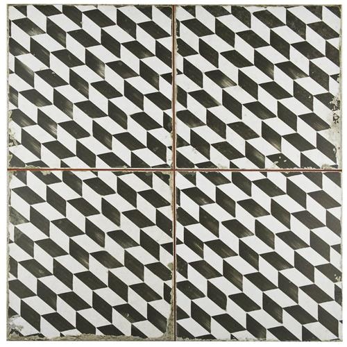 Kings Espiga Ceramic Tile - Matte - 17 5/8" x 17 5/8"