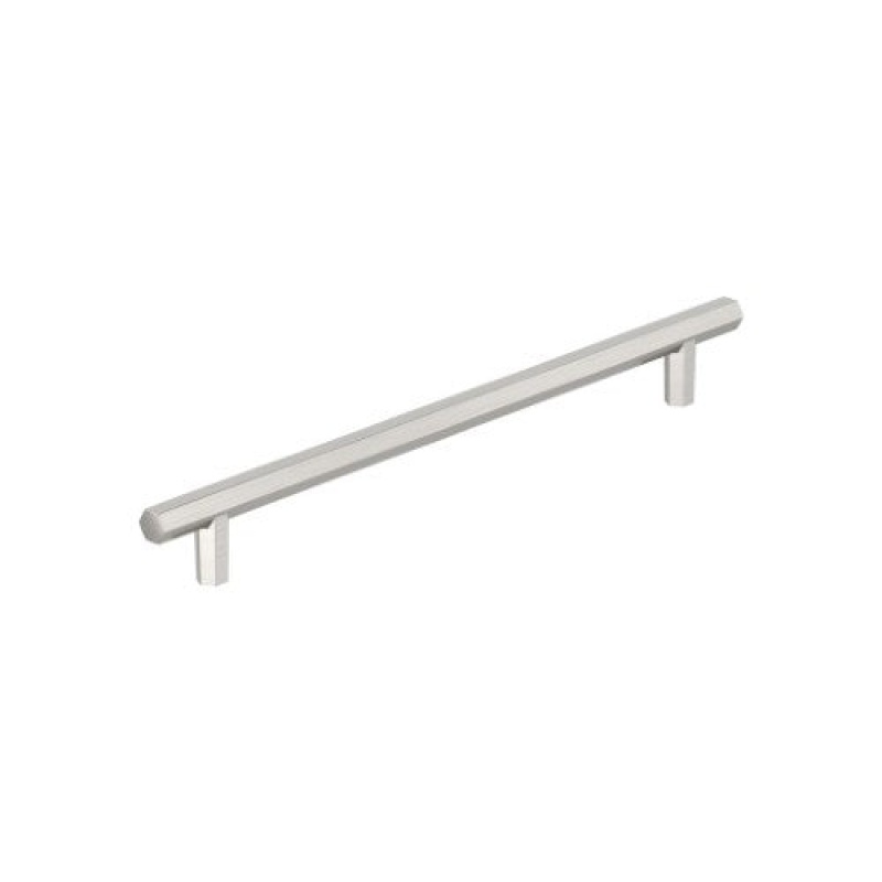 Caliber Zinc Bar Cabinet Pull - Satin Nickel