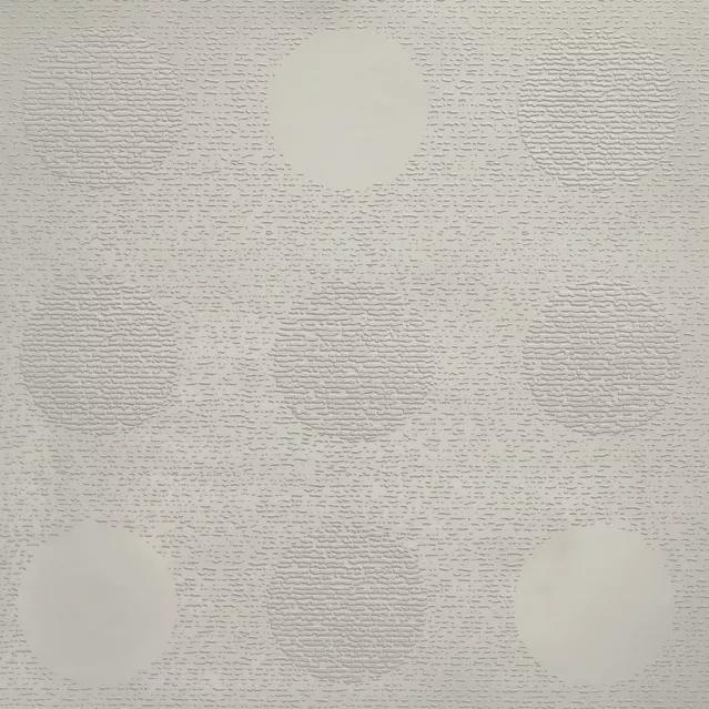 Johnsonite White Sand Tic Tac Toe Circulinity Rubber Tile - Textured - 24" X 24"