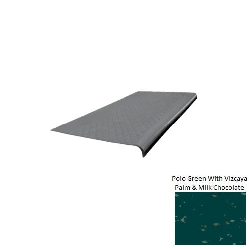 Spextones Polo Green Rubber Stair Tread