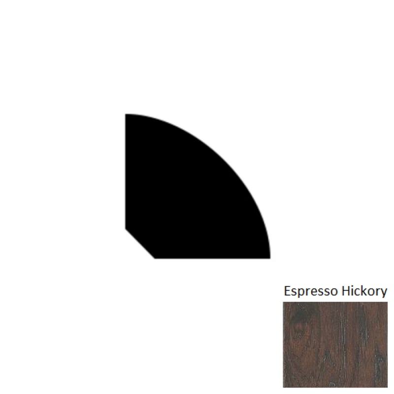 Indian Peak Hickory Espresso Hickory Quarter Round Trim