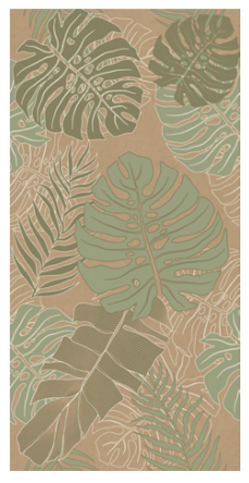 Fibre Stare Jungle Kale Face A Ceramic Tile