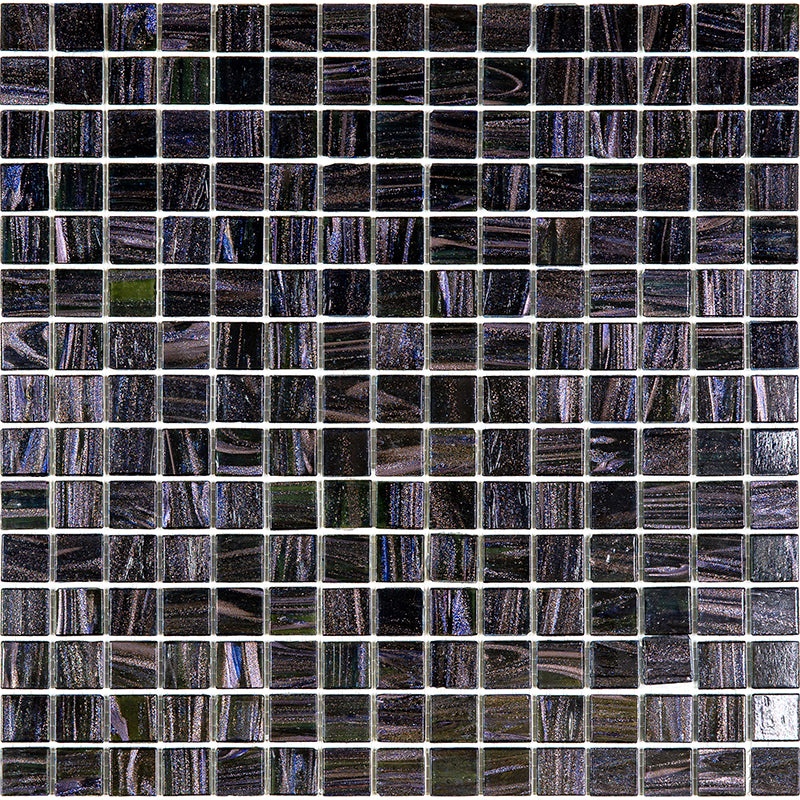 Alma Line Stella Glass Mosaic Tile 0.8" x 0.8" Glossy