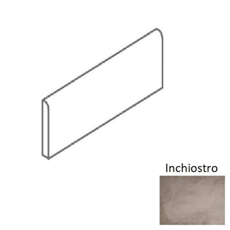 Origini Inchiostro Porcelain Liner - 3" X 24" Bullnose - Natural