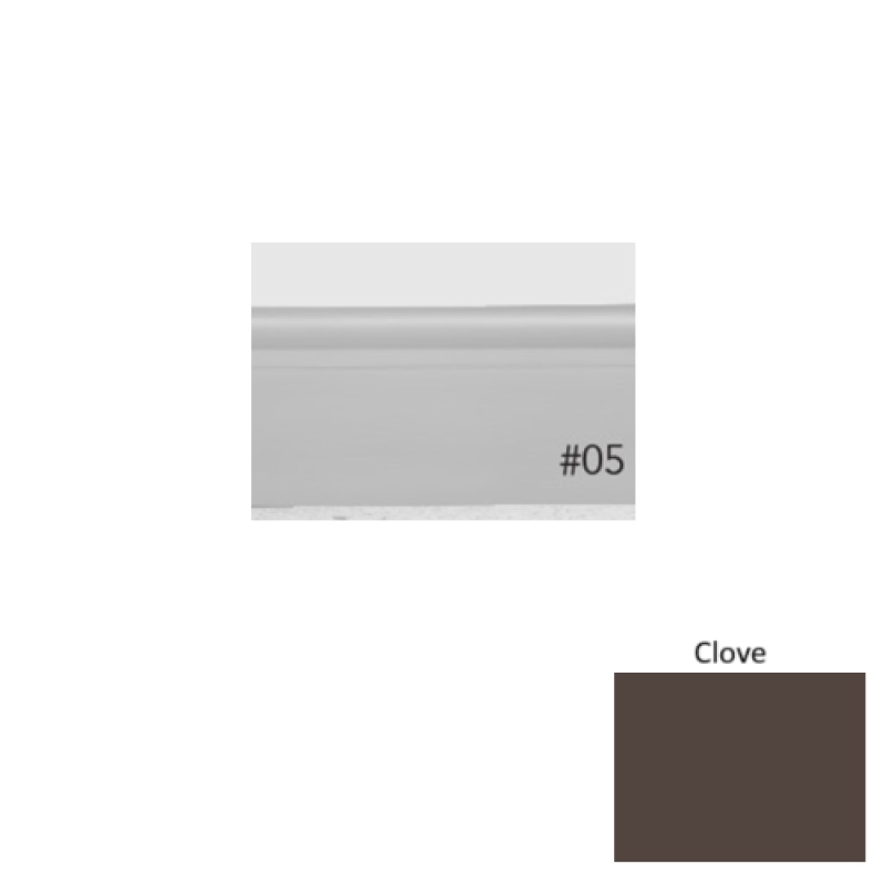 Pinnacle Plus #05 Contrive Clove Rubber Coil Wall Base - 2 1/2" X 60 Ft