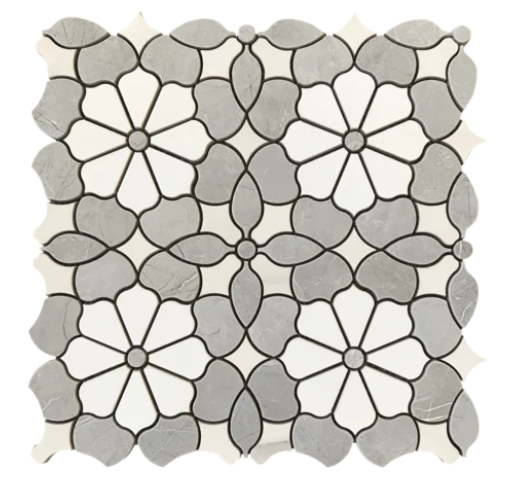 Sunflower Porcelain Mosaic - Flower - Polished