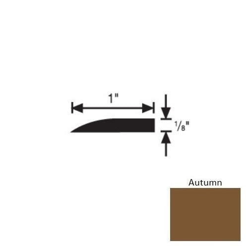 Flextones Autumn Vinyl 192A Tile Reducer Strip - 1" X 3 Ft - Thermoplastic