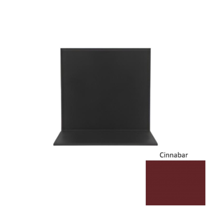 Pinnacle Cinnabar Rubber Sanitary Toe Wall Base - 4" X 48"