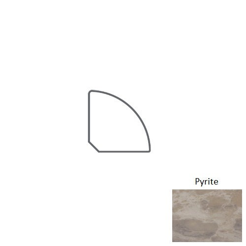 Paragon Tile Plus Pyrite Luxury Vinyl Quarter Round Trim