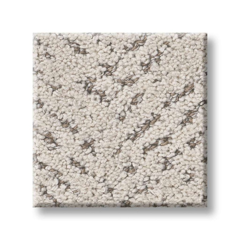 Pet Perfect Favoured Path Almond Silk Polyester Carpet - Pattern