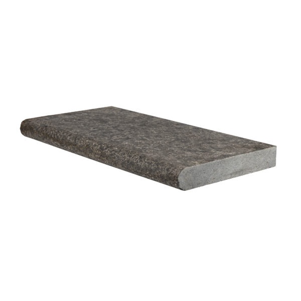 Olympus Black Basalt Bullnose Coping - Flamed