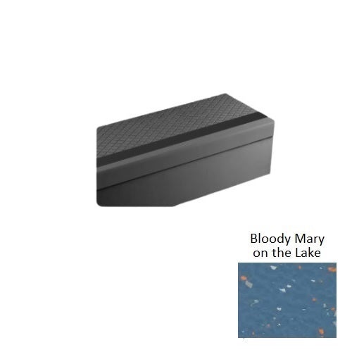 Johnsonite Bloody Mary On The Lake Diamond Rubber Stair Tread