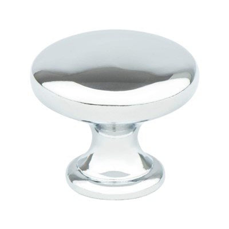 Advantage Plus Contemporary Advantage Four Aluminum Cabinet Knob - Polished Chrome - 1 1/4" Diameter