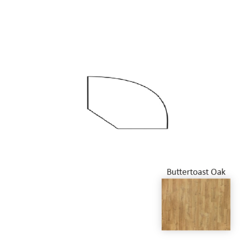 Naturetek Plus Perdestia Buttertoast Oak Quarter Round