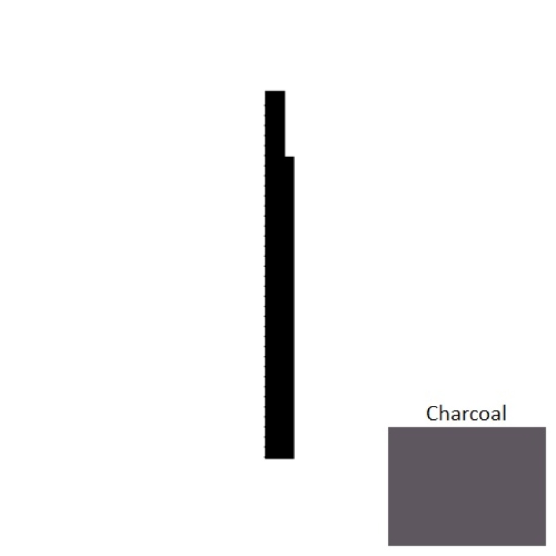Charcoal Bliss SCB Rubber Wall Base