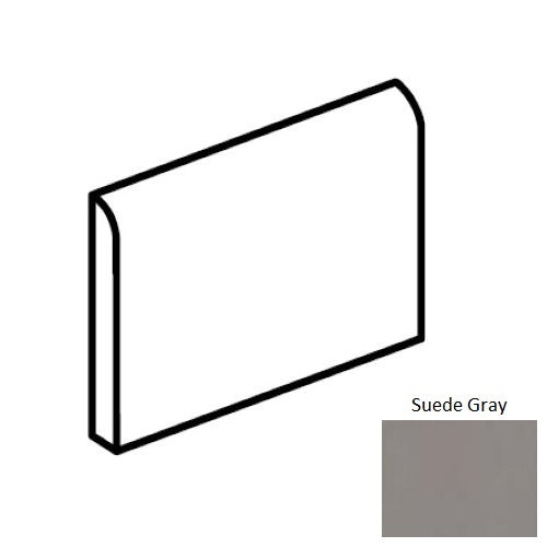 Color Wheel Classic Suede Gray Ceramic Wall Trim