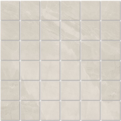 Nuance White Porcelain Mosaic - 2" X 2" - Polished