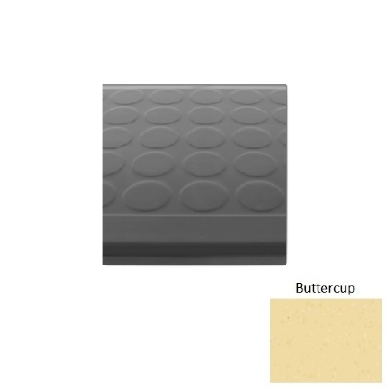 Roppe Symmetry 92 Buttercup Textured Rubber Stair Tread