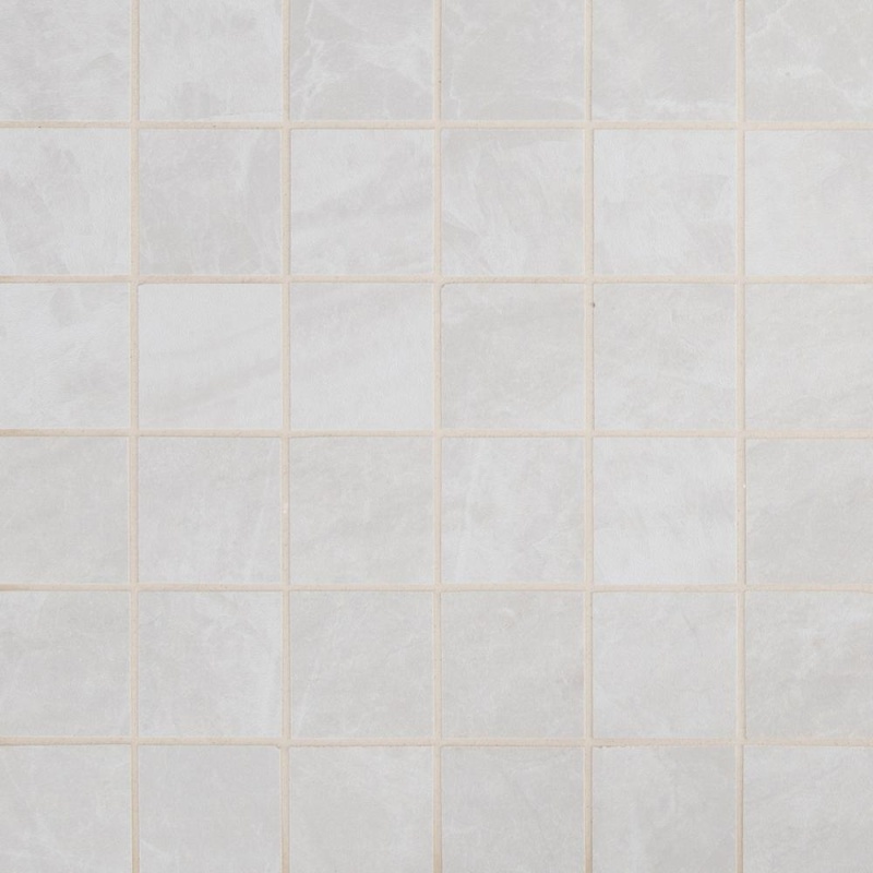 Praia Gray Porcelain Mosaic - 2" x 2" Matte
