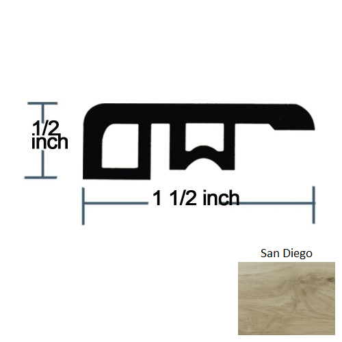 Metropolitan San Diego Luxury Vinyl End Cap