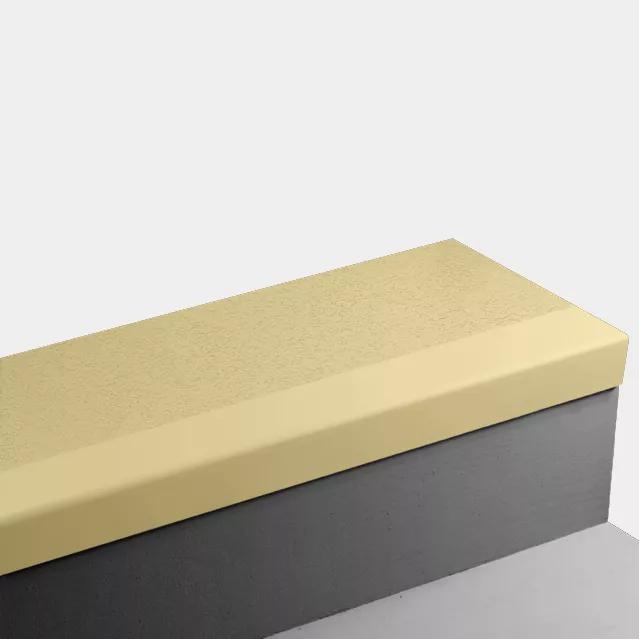 Johnsonite Canary Rice Paper Rubber Stair Tread