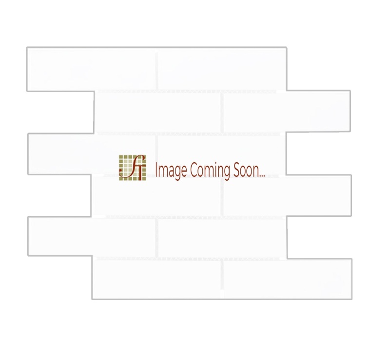 Atlantic Gray Marble Mosaic - 2" x 6" Brick - Split Face