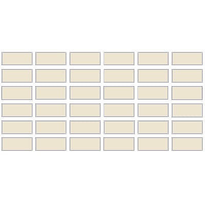 Unglazed Mosaics Biscuit Porcelain Mosaic - 2" X 4" Stacked - Unglazed