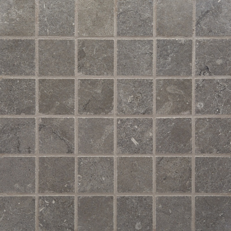 Lagos Mud Porcelain Mosaic - 2" x 2" - Matte