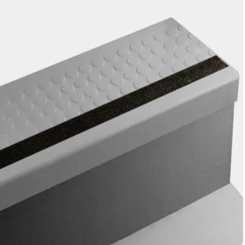 Johnsonite Colonial Grey Raised Round Rubber Moulding / Trim