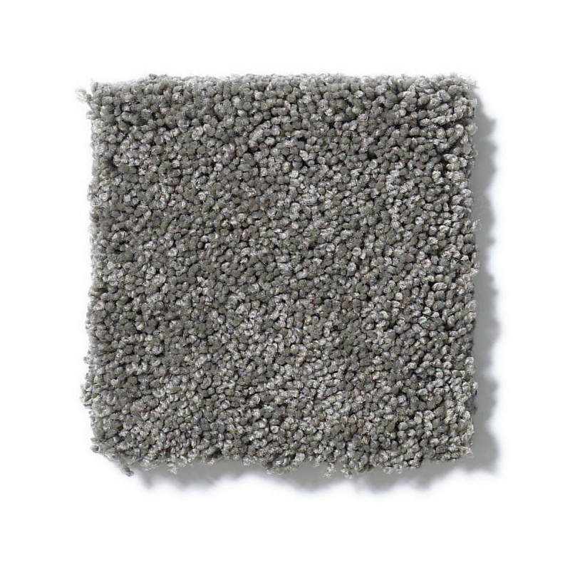 Soft Shades My Choice Ii Grey Flannel Nylon Carpet - Textured