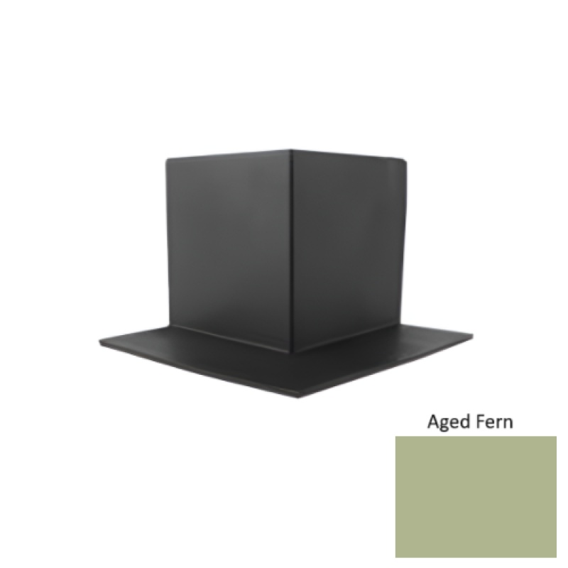 Pinnacle Aged Fern Rubber Sanitary Toe Outside Corner - 4"