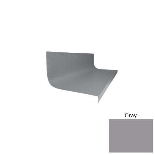 Flextones Gray Type 1900 Distinct Designs Rubber - 20 3/8" X 72" Stair Tread - Hammered