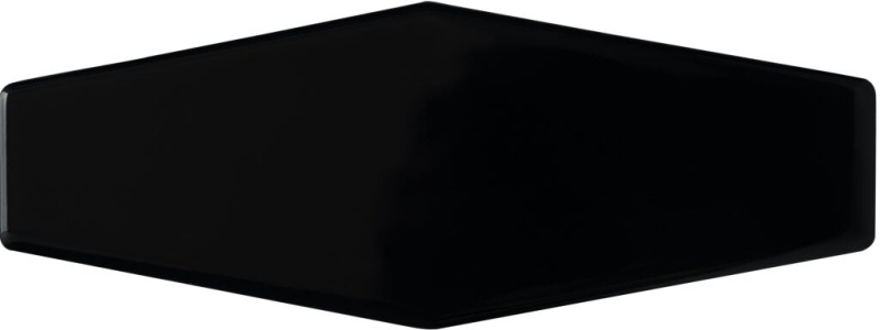 Artisan Black Ceramic Tile - Glossy