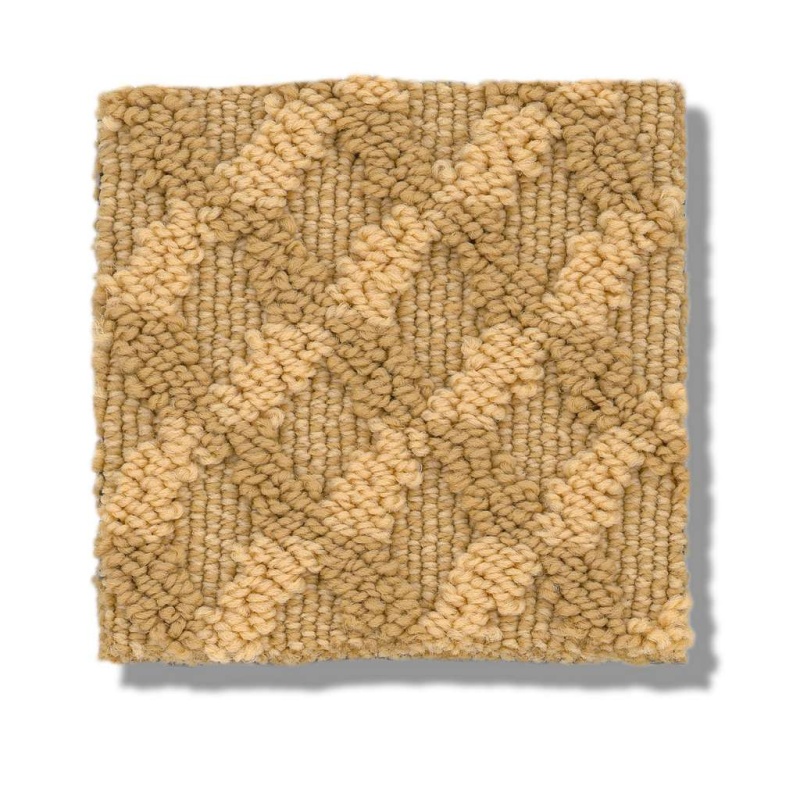 Caress By Shaw Inspired Design Turmeric Nylon Carpet
