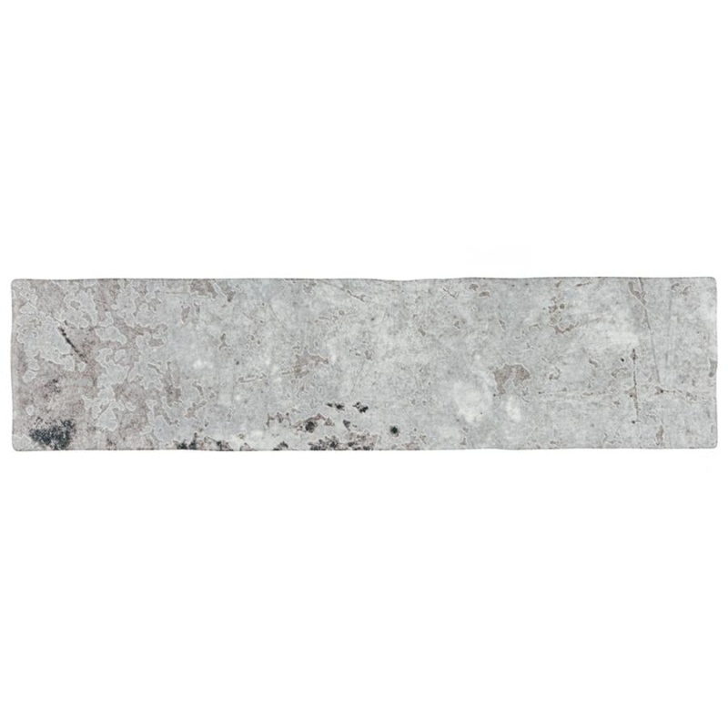 London Grey Ceramic Tile - Glossy - 3" x 12"