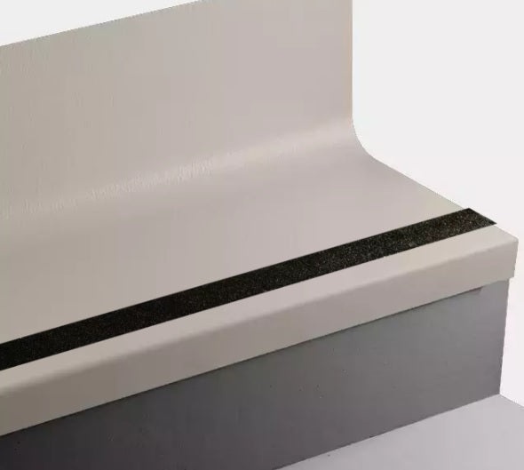 Johnsonite Shoreline Hammered Rubber Stair Tread