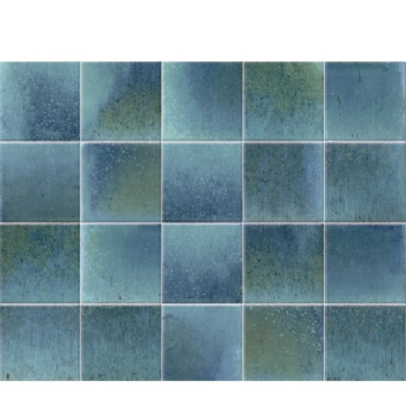 Glee Turchese Porcelain Tile - Glossy - 6" x 6"