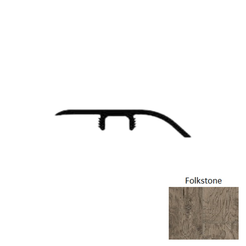 Lamdura Inspirations Folkstone Laminate Wood Moulding / Trim - 94" Reducer - Embossed