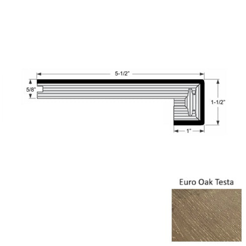 Costa Euro Oak Testa Engineered Square Stair Nose