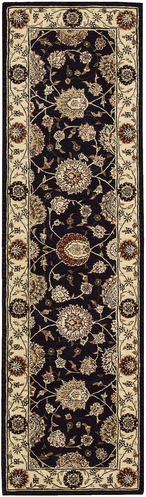 Nourison 2000 Midnight Wool Blend Traditional Area Rug - 8 Ft Runner