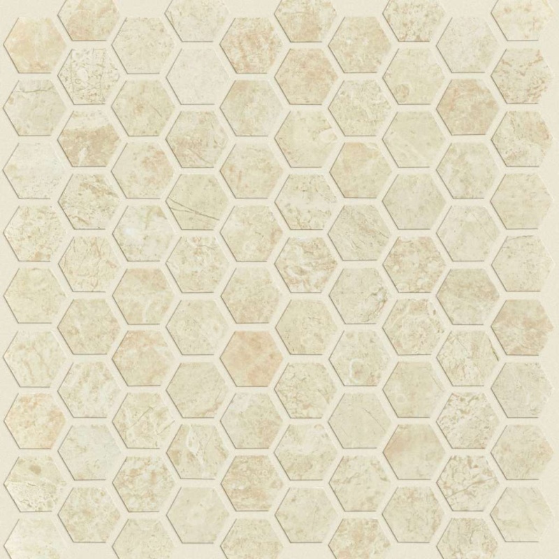 Casino Allure Porcelain Mosaic - Hexagon - Polished