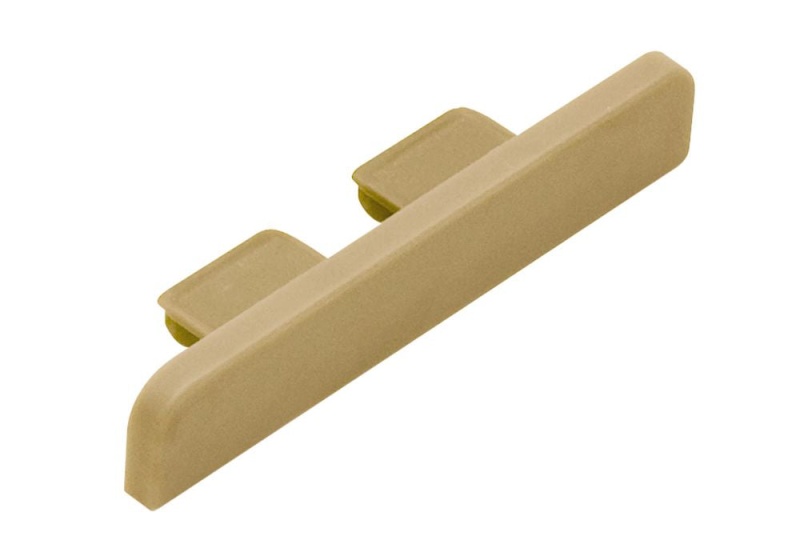 Trep B End Cap Plastic Pvc Tile Edging Trim - Light Beige - 13/32" X 1 1/32"