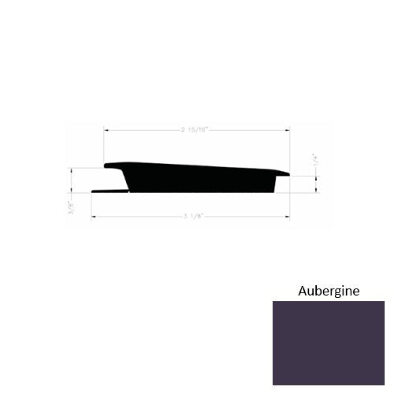 Solid 75 Aubergine Rubber Rolling Traffic Transition